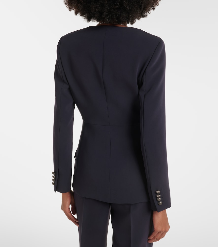  Max Mara Max Mara Pleated Cady Blazer 