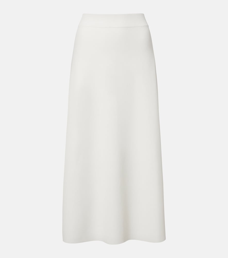 Max Mara Crêpe midi skirt