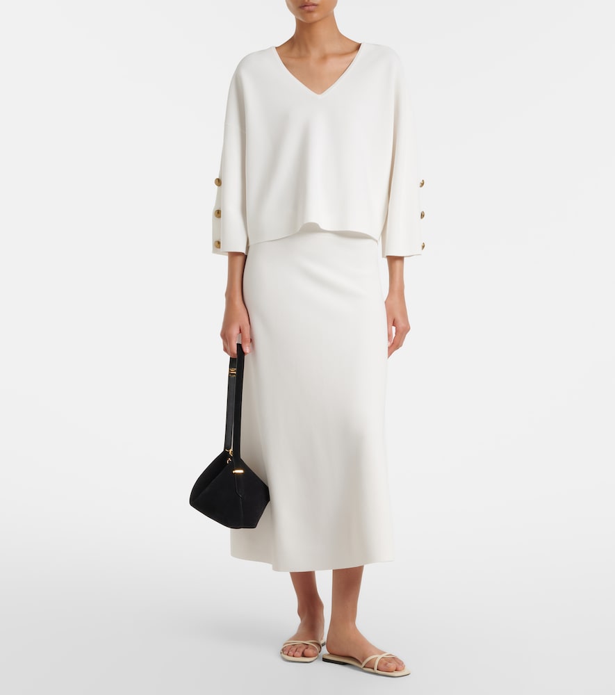  Max Mara Max Mara Crepe Midi Skirt 