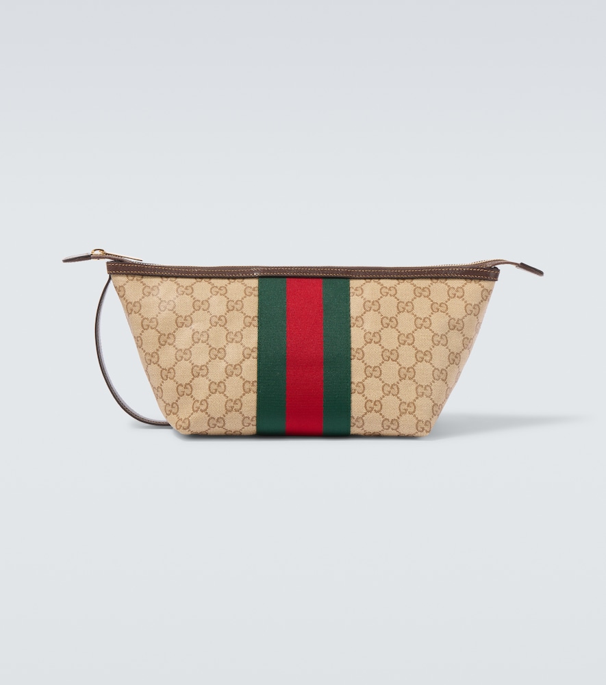 Gucci Essence Classic GG canvas toiletry bag
