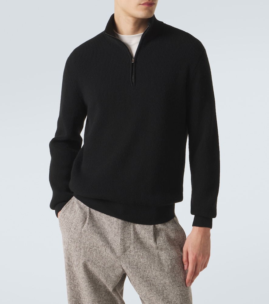 Cashmere Half-Zip Sweater