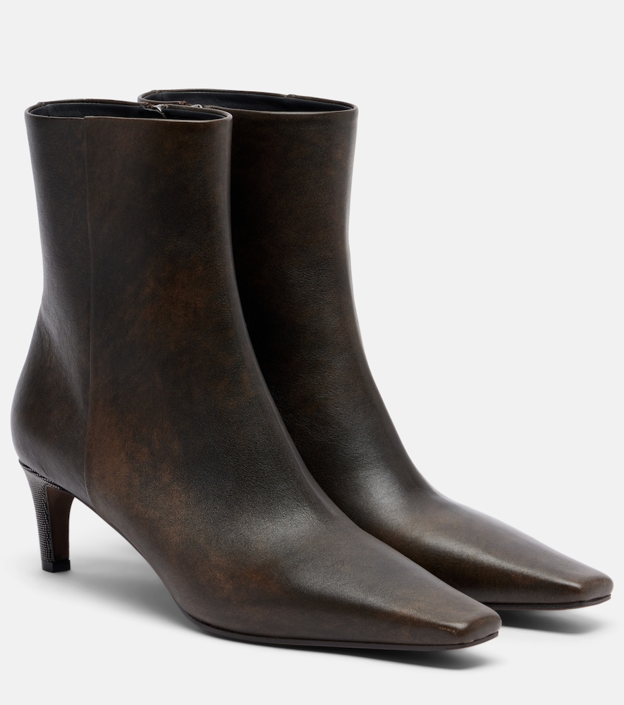 Ankle Boots Monili aus Leder