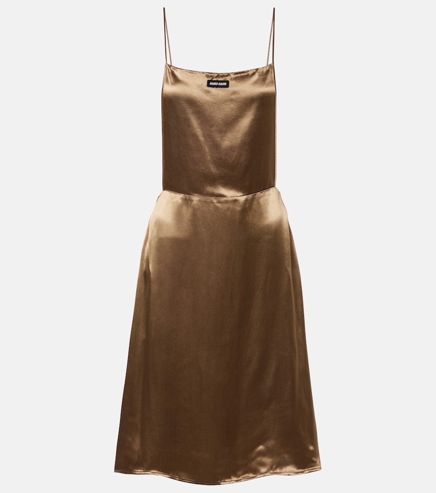 Minikleid aus Satin