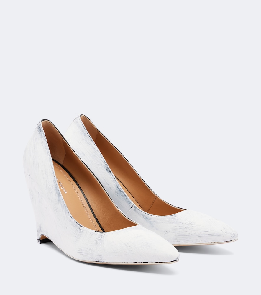 Pumps Heel-Less in pelle con zeppa