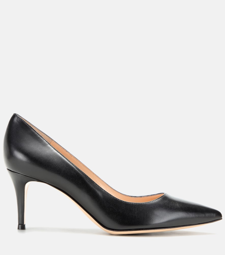 Gianvito Rossi Gianvito 70 Black Leather Pumps