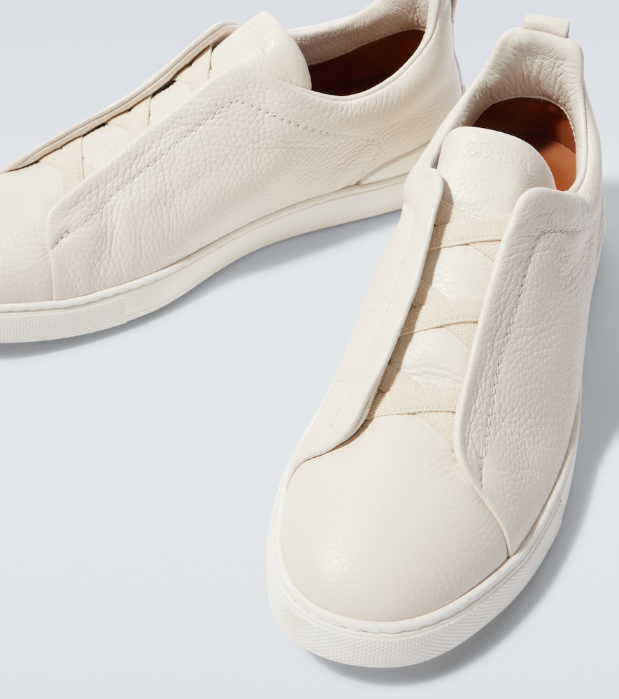  Zegna Zegna Sneakers Triple Stitch Aus Leder 