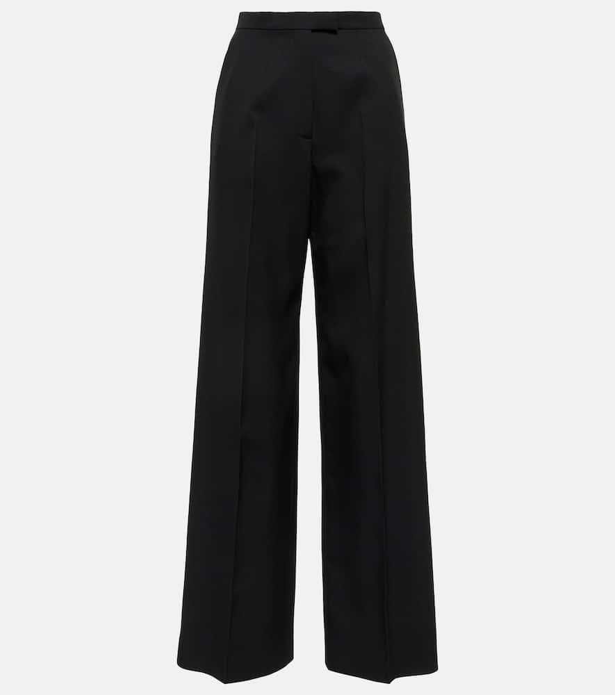 Alaïa Wide-leg wool pants