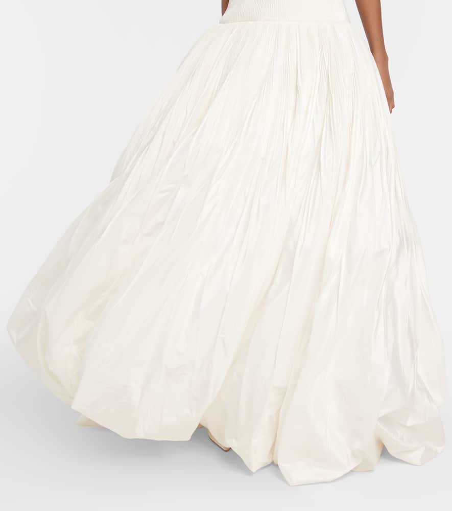 Shop Danielle Frankel Bridal Leith Silk Taffeta Gown In Ivory