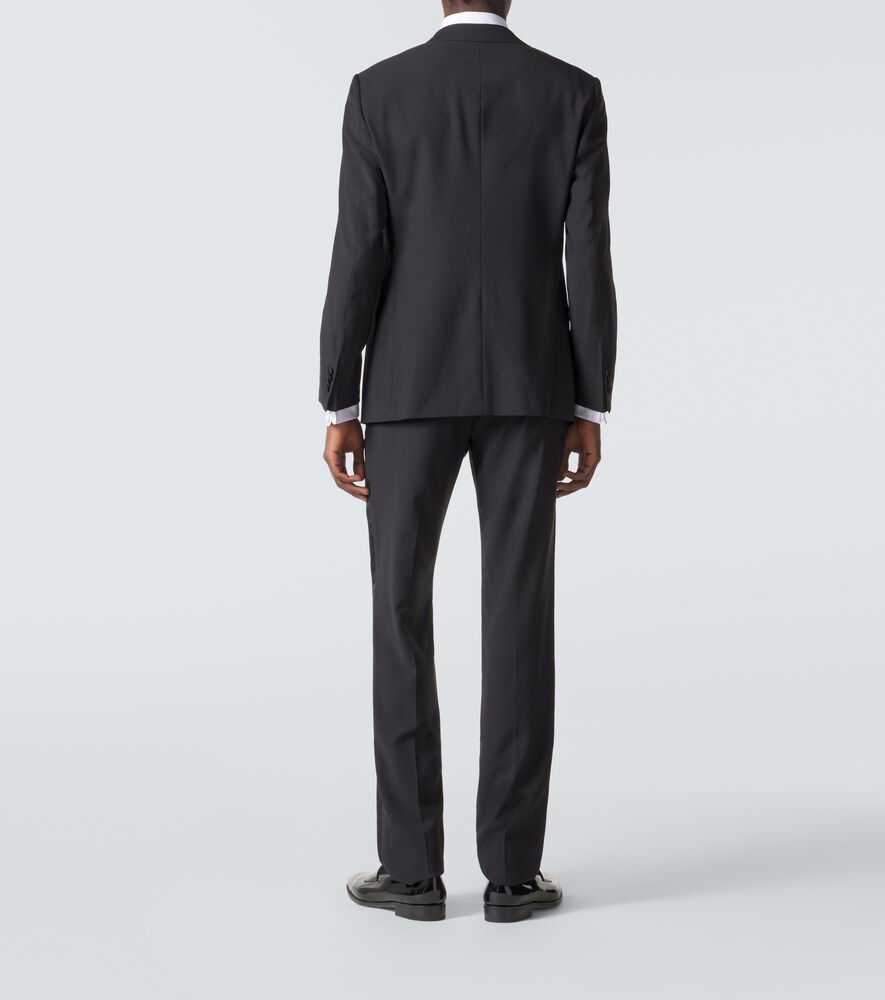  Giorgio Armani Giorgio Armani Single-breasted Virgin Wool Tuxedo 