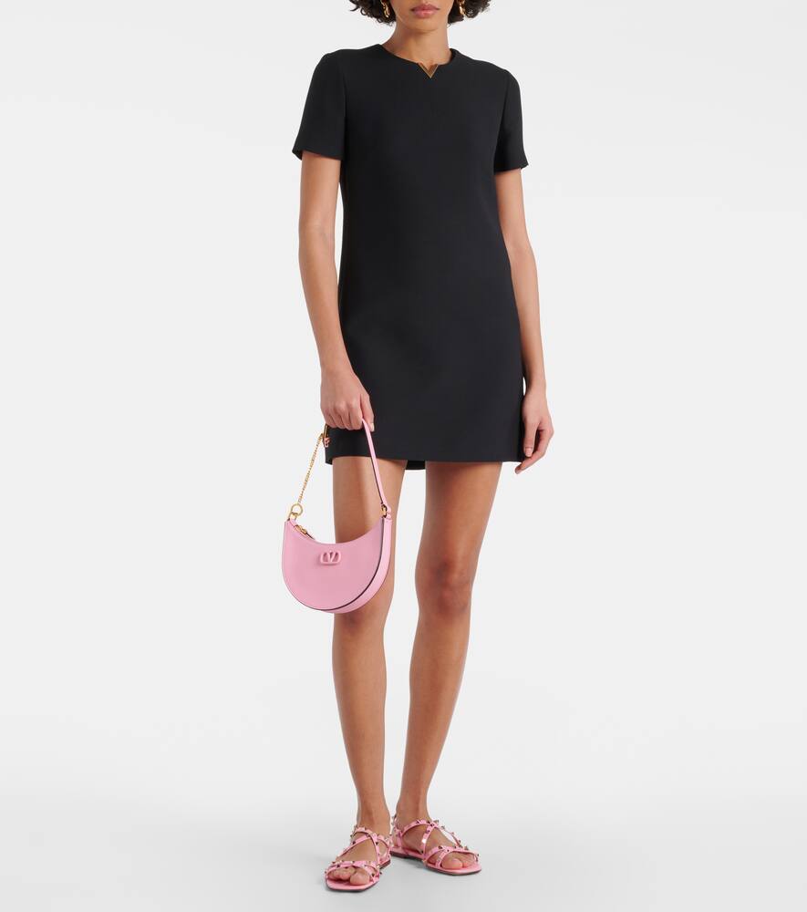 Valentino Rockstud Leather Sandals In Pink