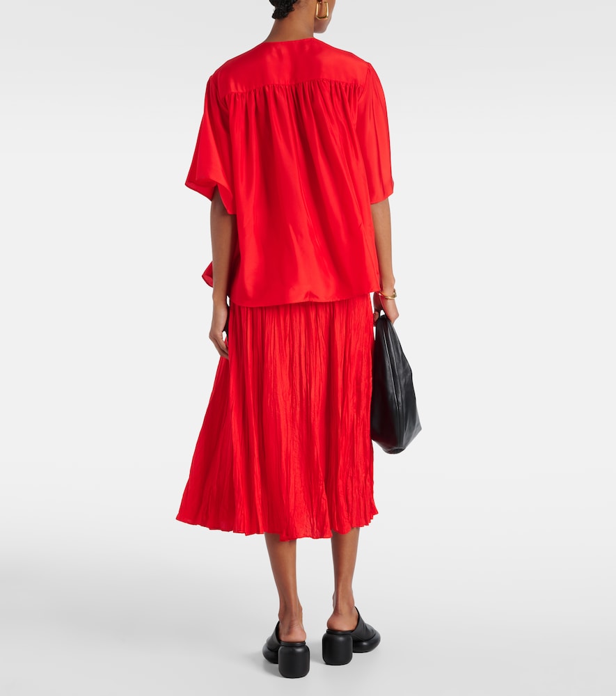  Joseph Joseph Bristow Gathered Silk Blouse 