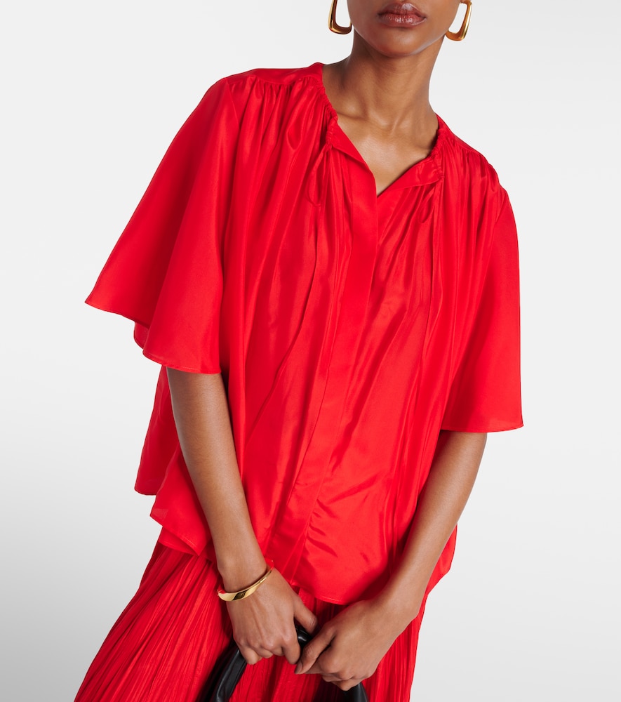  Joseph Joseph Bristow Gathered Silk Blouse 