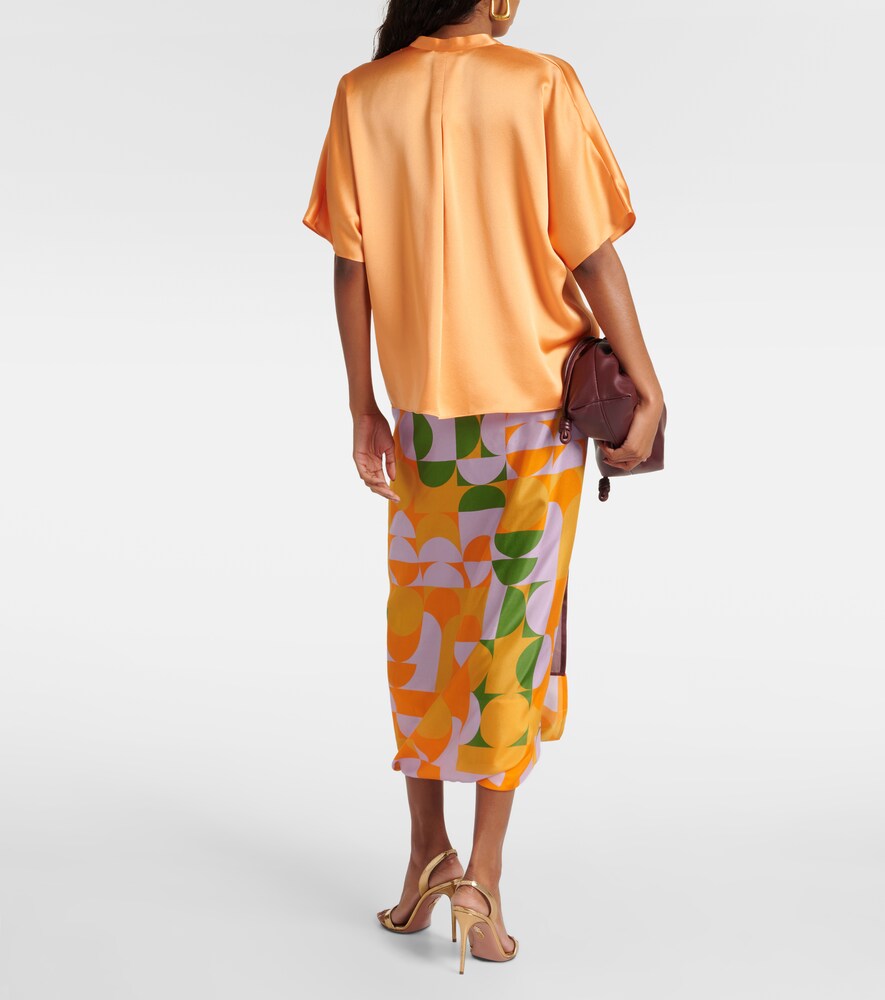 Silk Satin Blouse