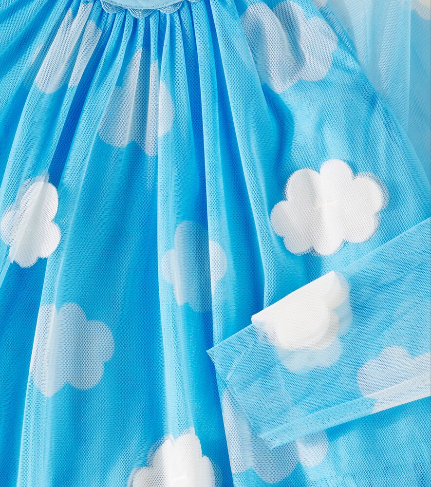  Stella Mccartney Kids Stella Mccartney Kids Bedrucktes Kleid Aus Tüll 