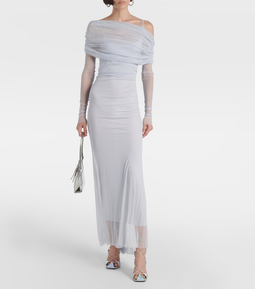  Christopher Esber Christopher Esber Off-shoulder-maxikleid Aus Tüll 