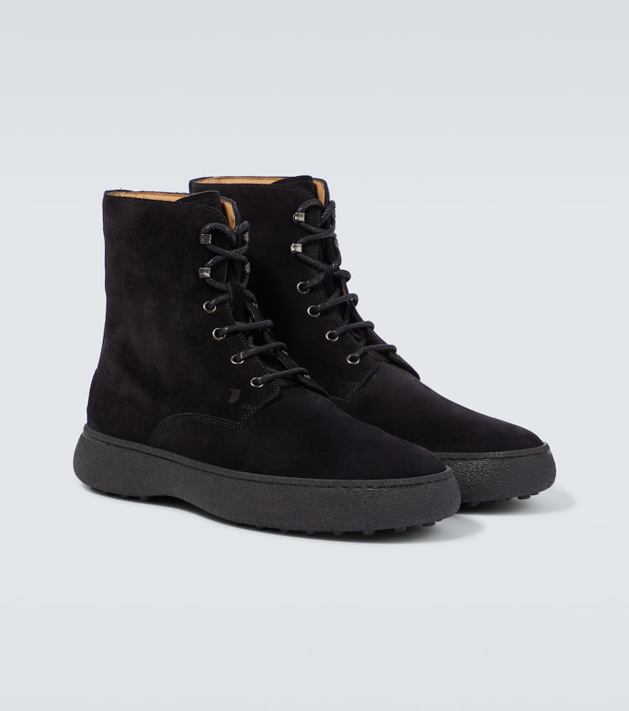 Tod's W. G. Heritage Ankle Boots In Black