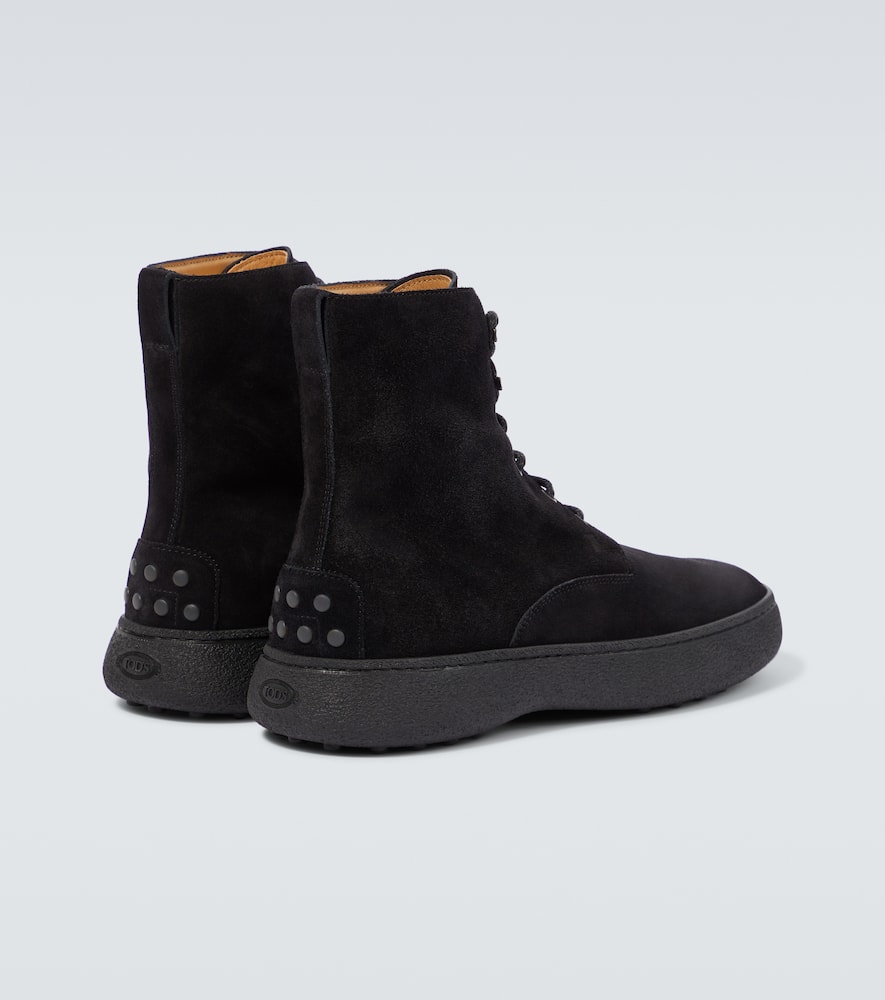 Tod's W. G. Heritage Ankle Boots In Black