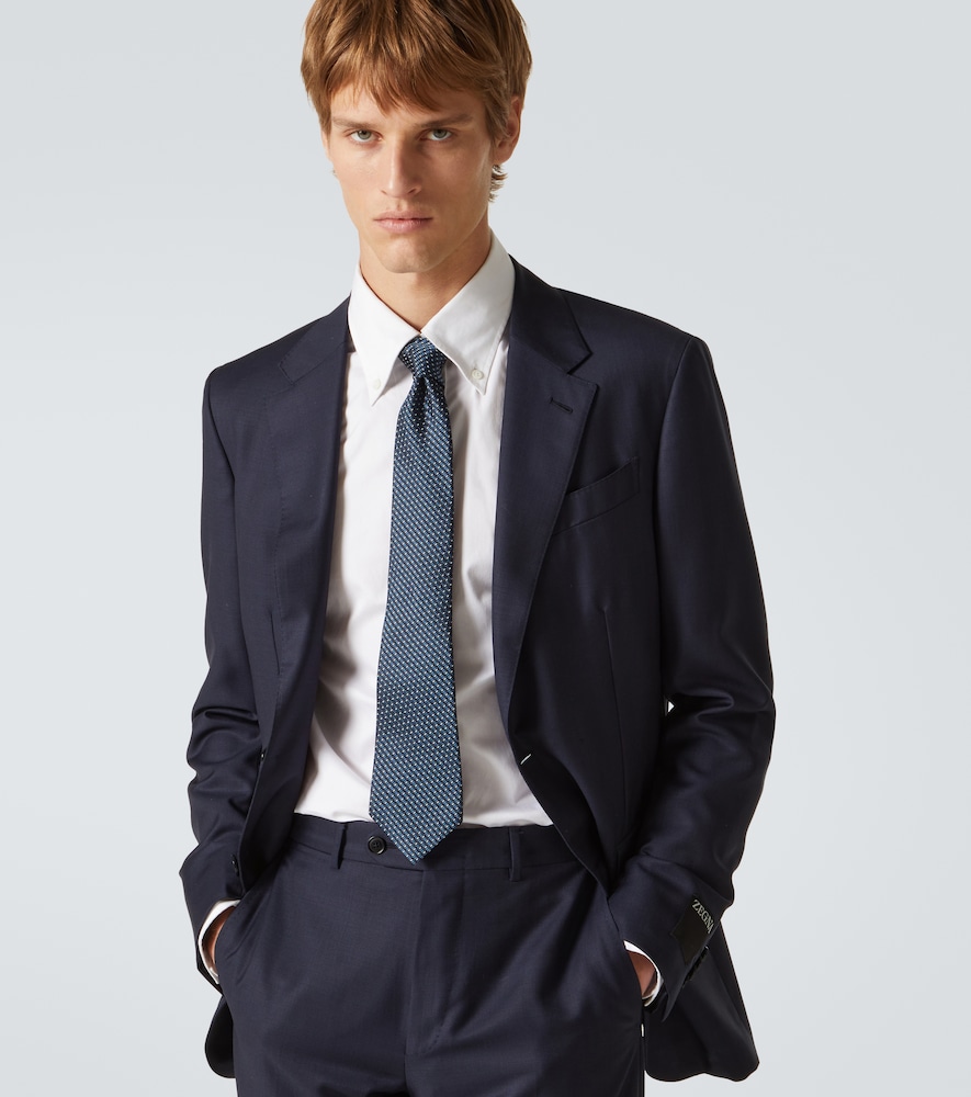  Zegna Zegna Krawatte Aus Seiden-jacquard 
