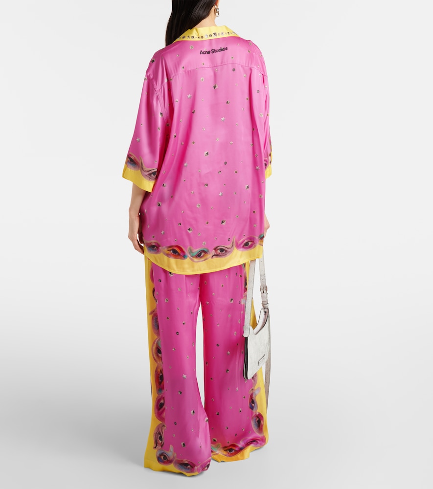  Acne Studios Acne Studios Printed Logo Bowling Shirt 