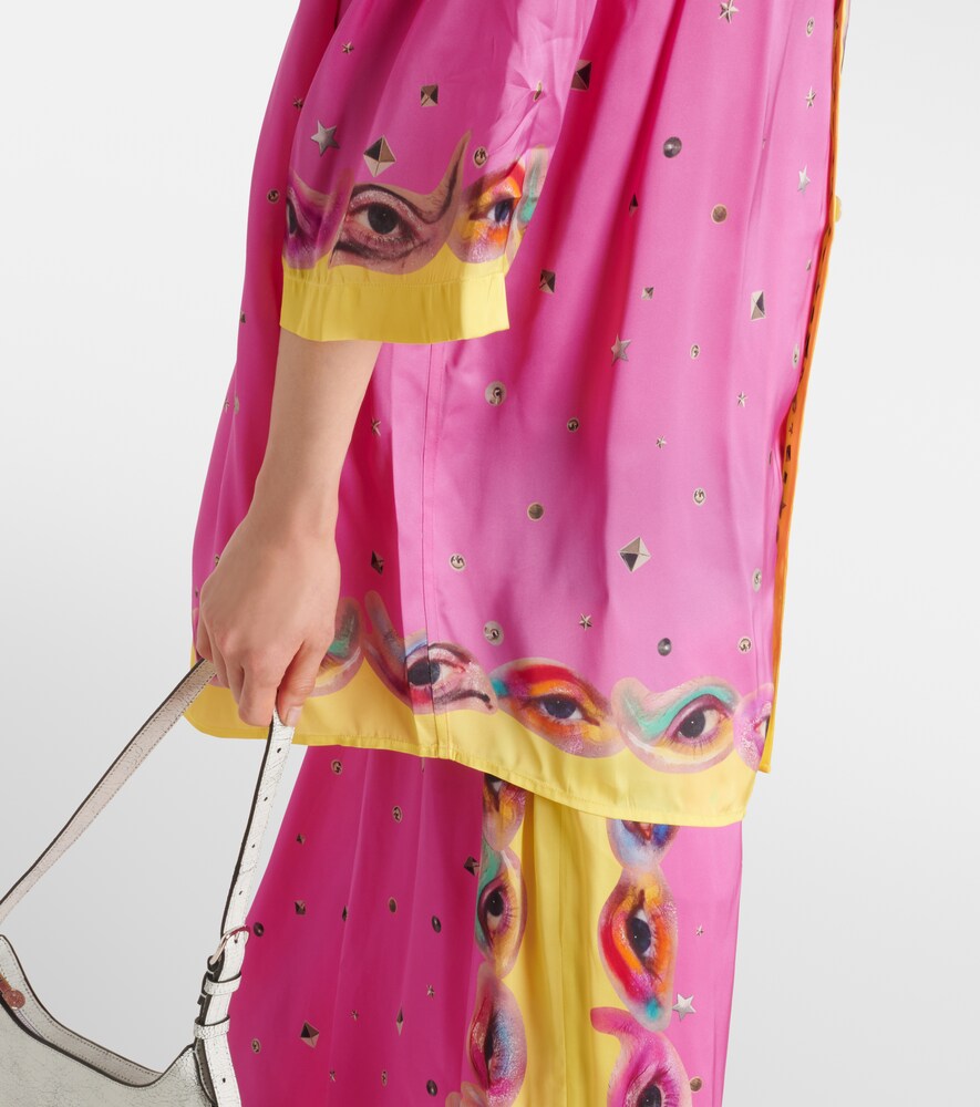  Acne Studios Acne Studios Printed Logo Bowling Shirt 