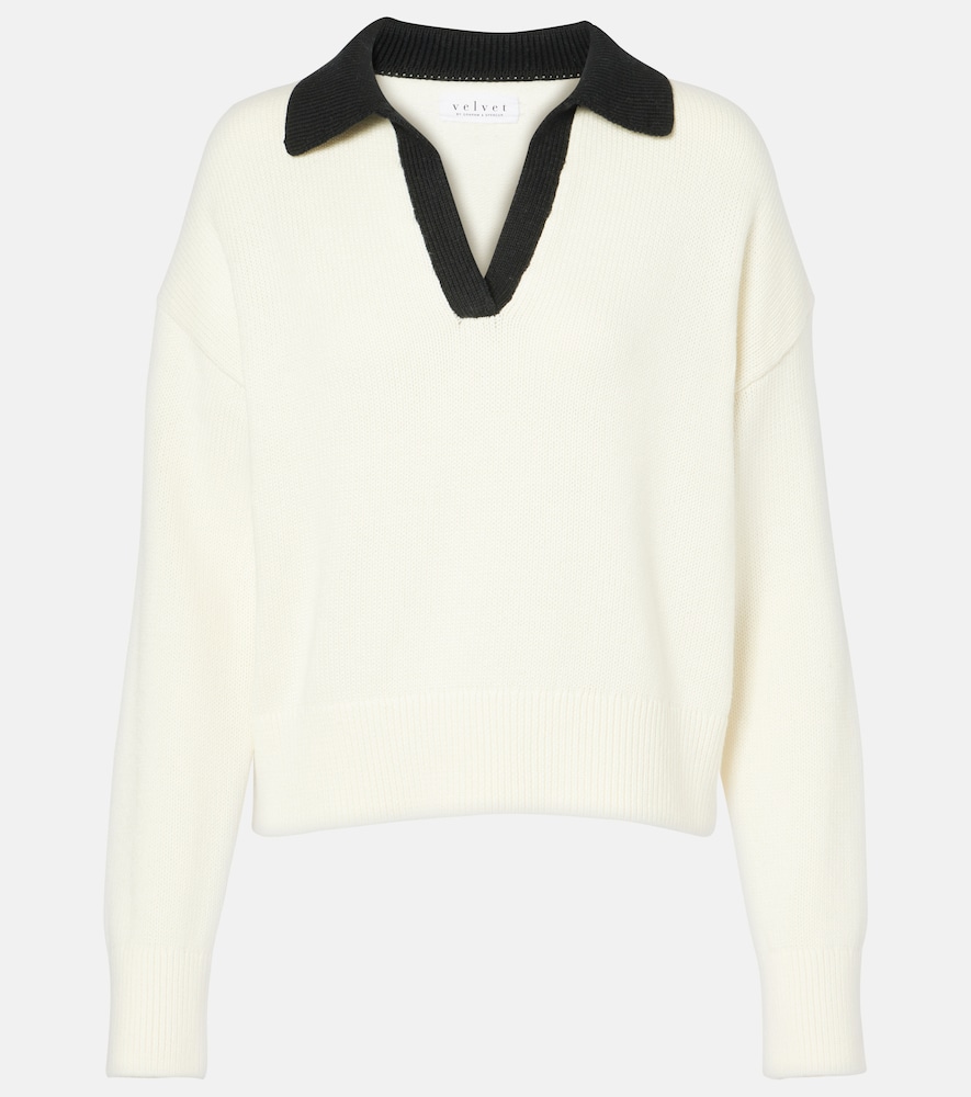 Velvet Pull Lucie en coton et cachemire 175 €