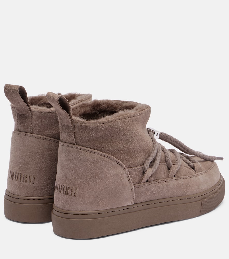 Inuikii Classic Low Suede Ankle Boots In Brown