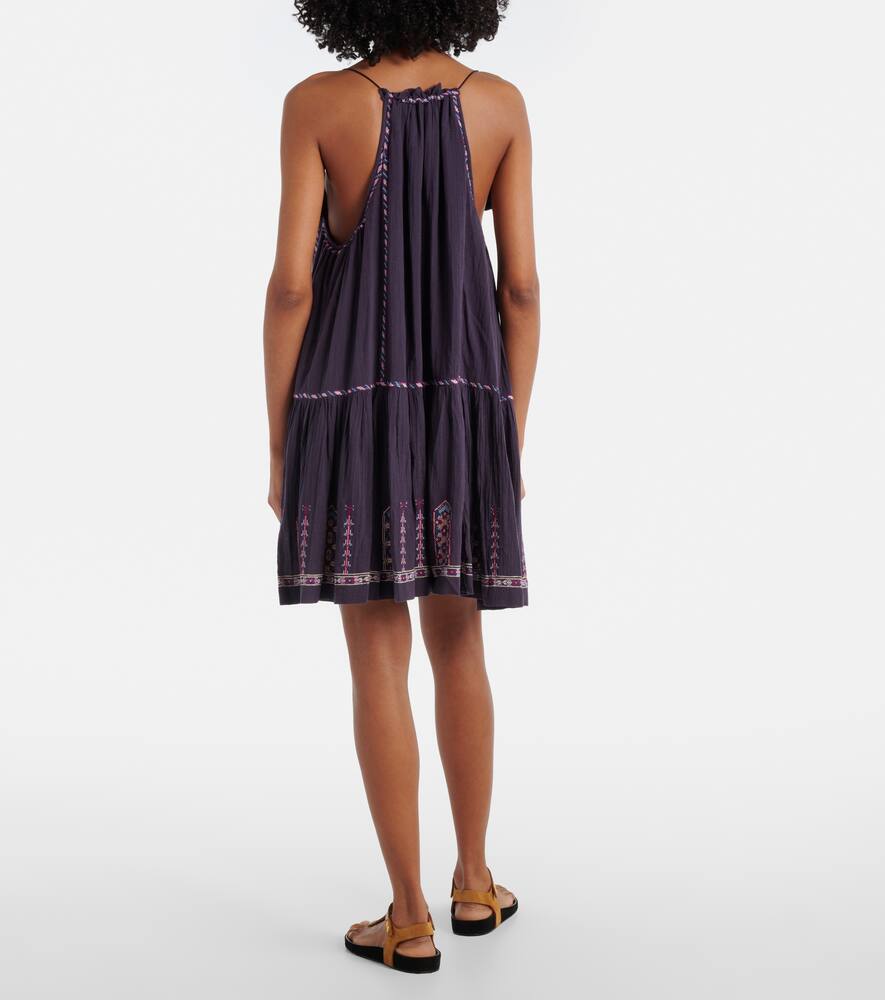 Isabel Marant Étoile Cotton Minidress In Multicoloured