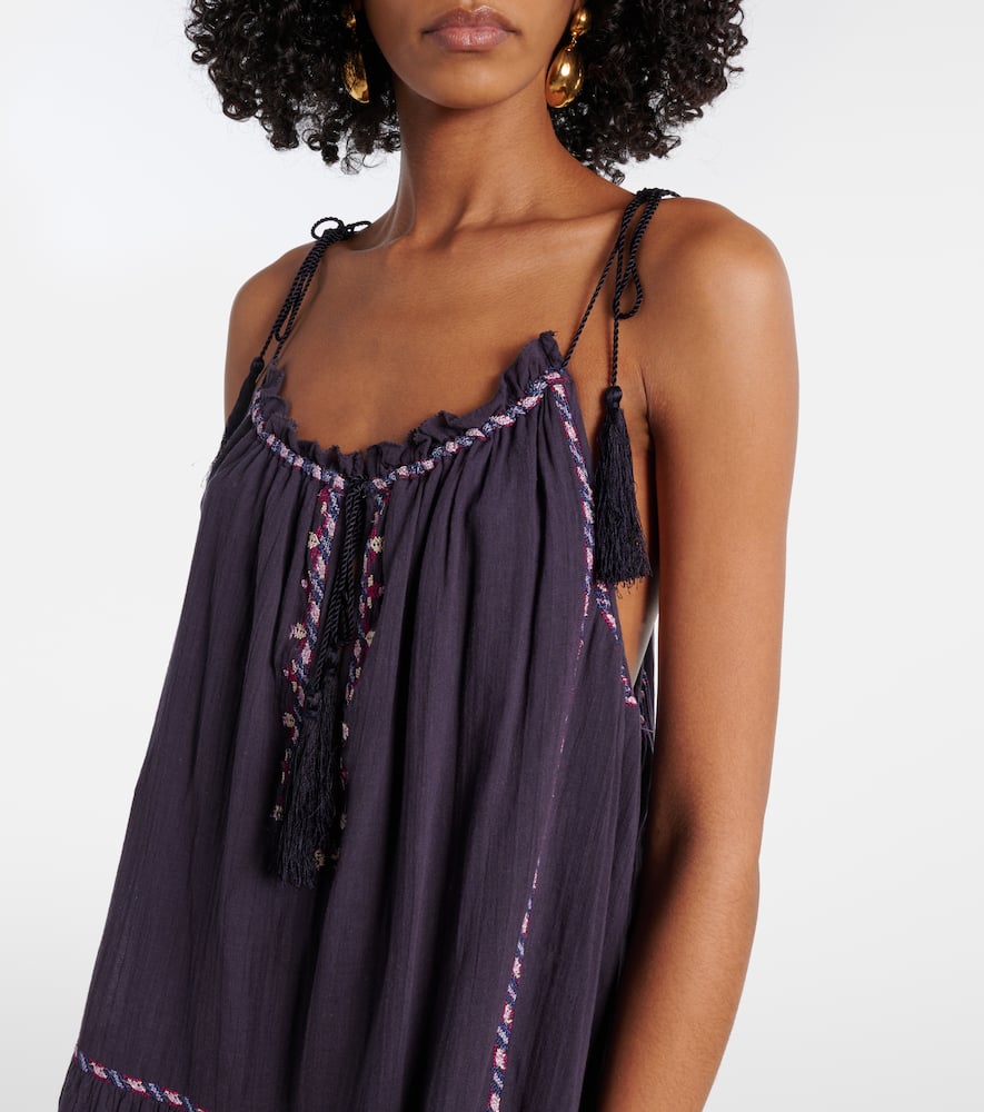 Isabel Marant Étoile Cotton Minidress In Multicoloured