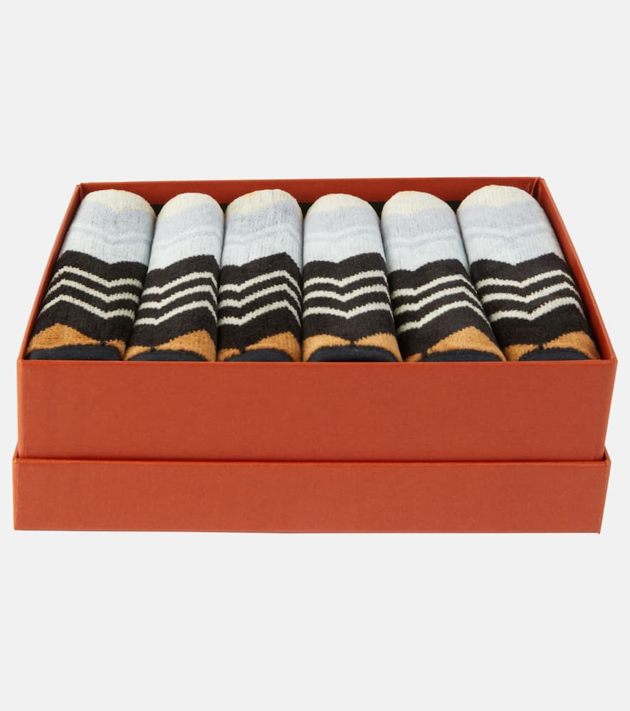 Giacomo set of 6 face towels