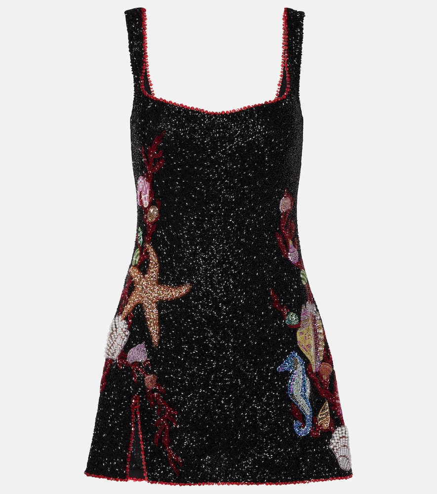 Marina embellished minidress