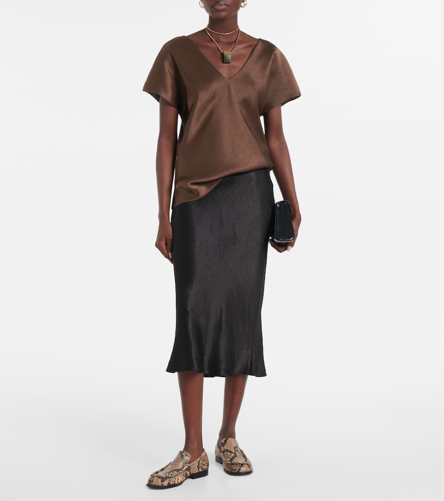  Vince Vince Satin Blouse 