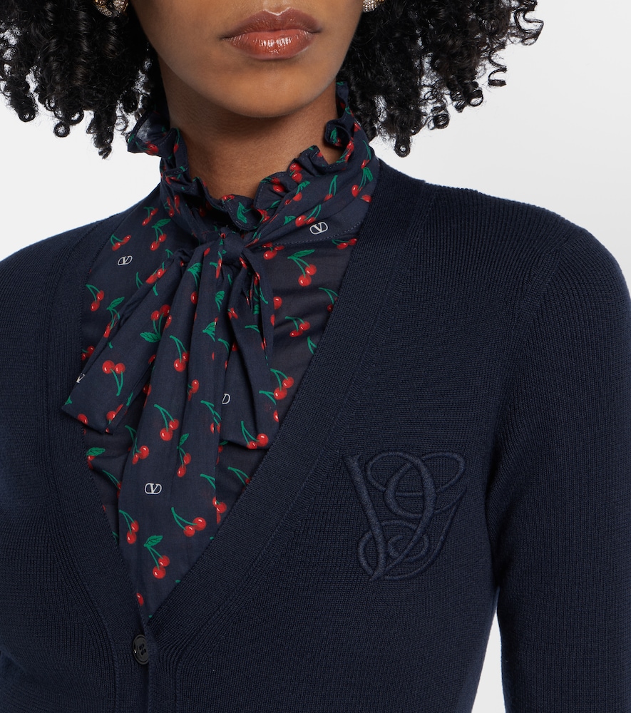 Valentino Valentino Cardigan Aus Schurwolle 