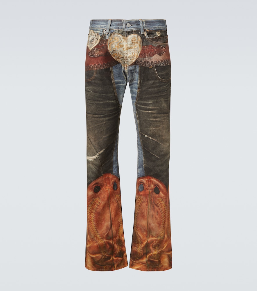 Acne Studios Jean droit Trompe lil taille basse 690 €