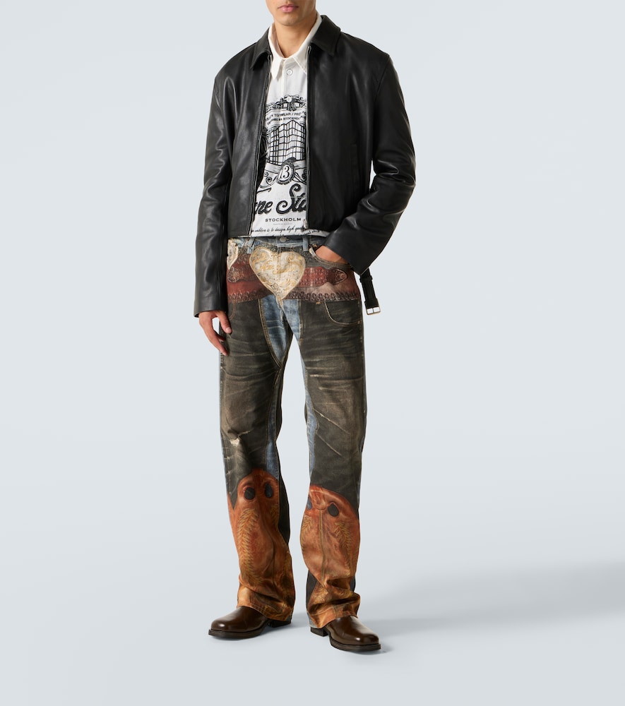  Acne Studios Acne Studios Trompe Lâåil Low-rise Straight Jeans 