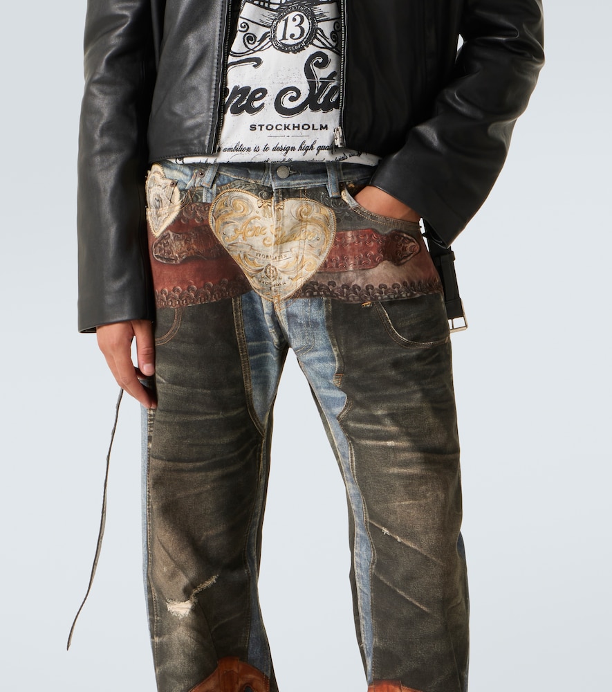  Acne Studios Acne Studios Trompe Lâåil Low-rise Straight Jeans 