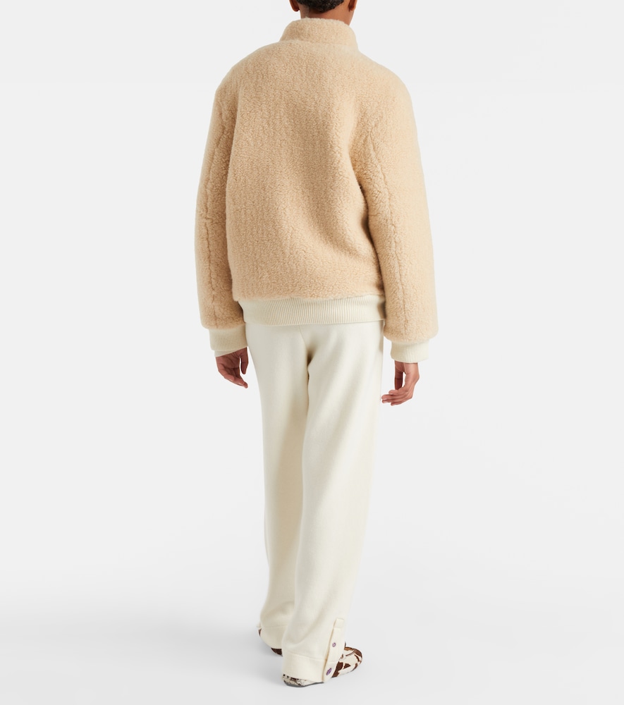  God's True Cashmere God's True Cashmere Embellished Cashmere Wide-leg Pants 