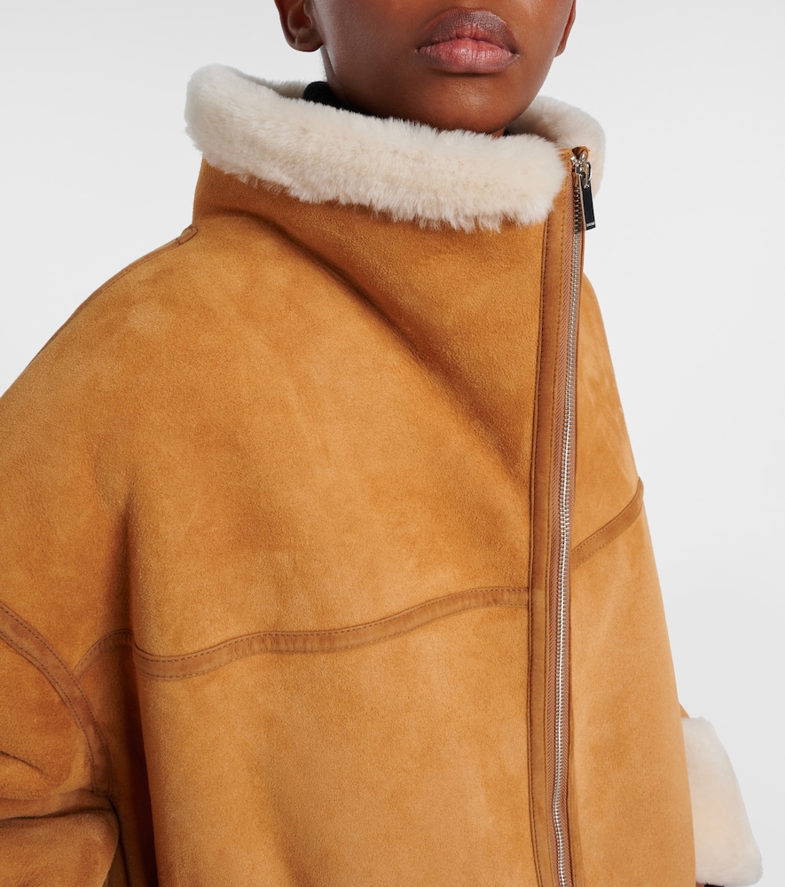  Toteme Toteme Signature Shearling-lined Suede Jacket 