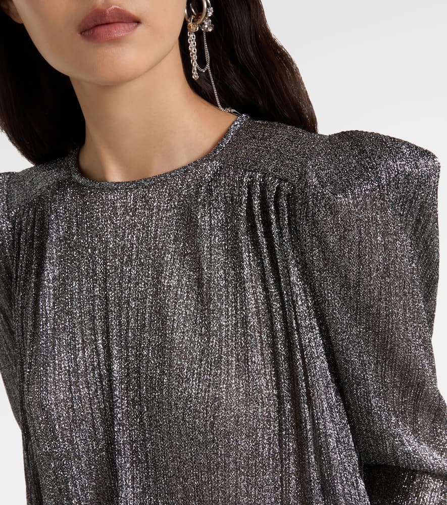 Isabel Marant Eylia Long Sleeves Top In Gray