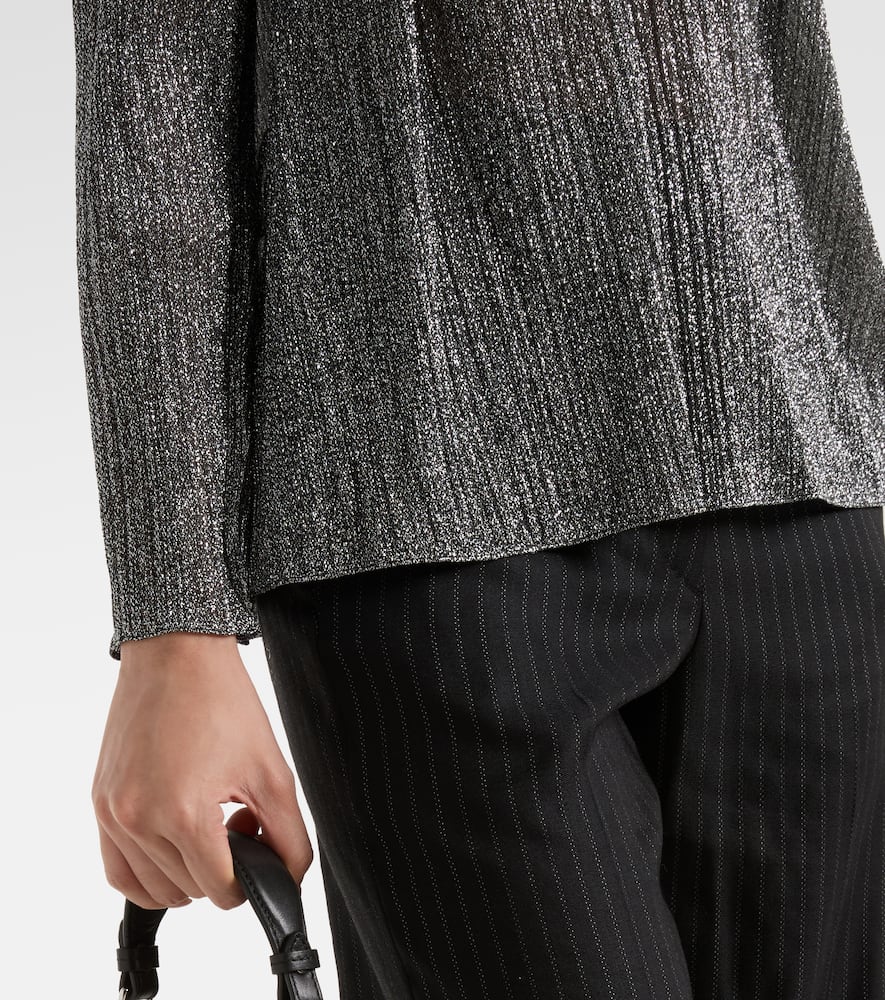 Isabel Marant Eylia Long Sleeves Top In Gray