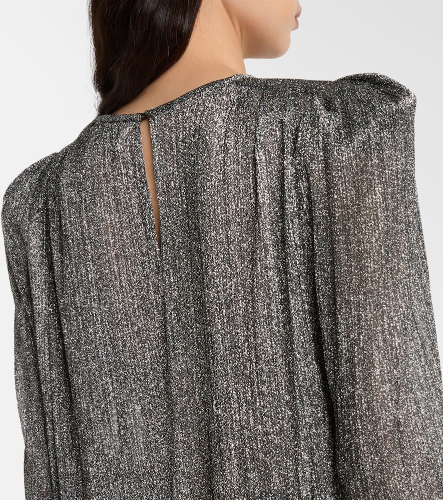 Isabel Marant Eylia Long Sleeves Top In Gray
