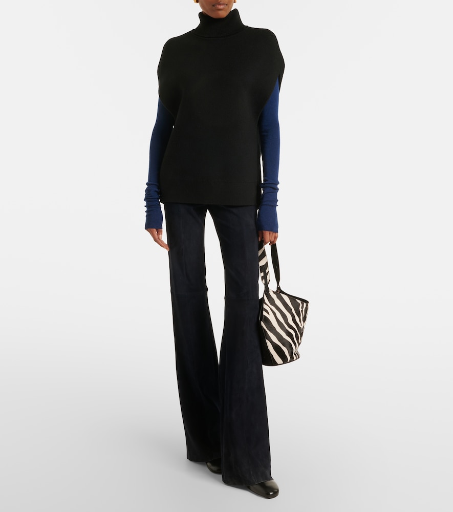 Stouls Gege suede flared pants