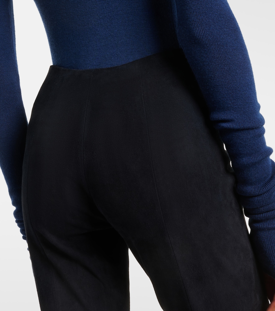 Stouls Stouls Gege Suede Flared Pants 