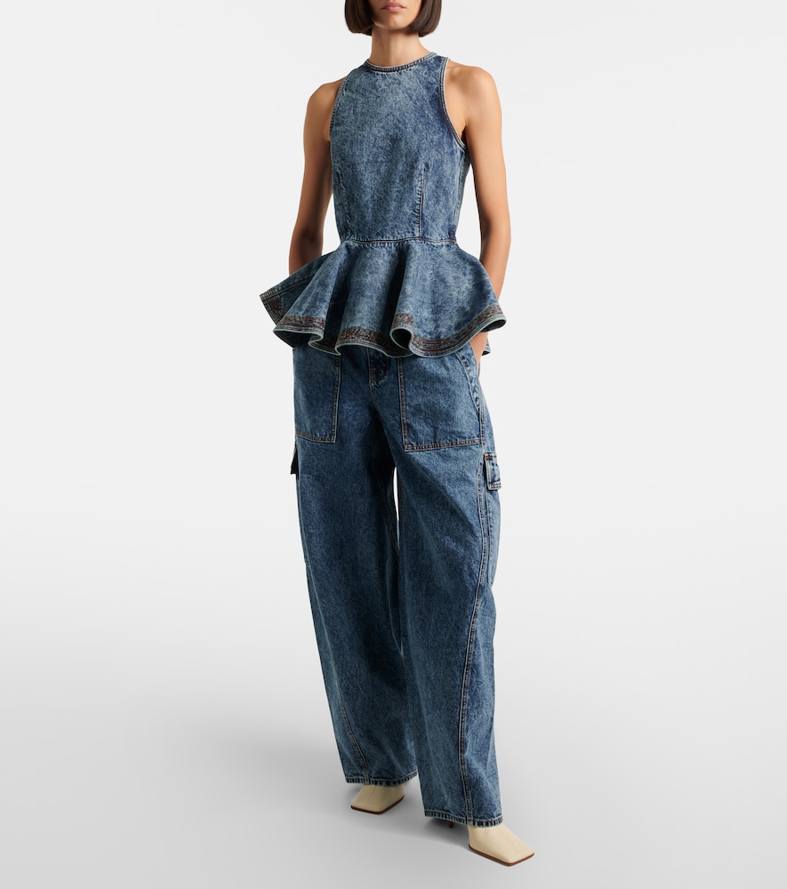 Alaïa Barrel-leg jeans