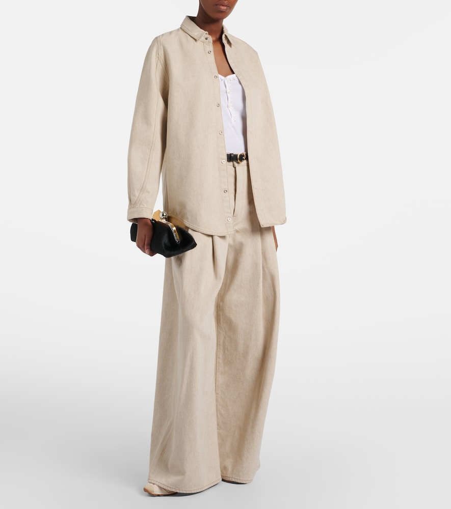  Jacquemus Jacquemus High-rise Wide-leg Jeans Souro 