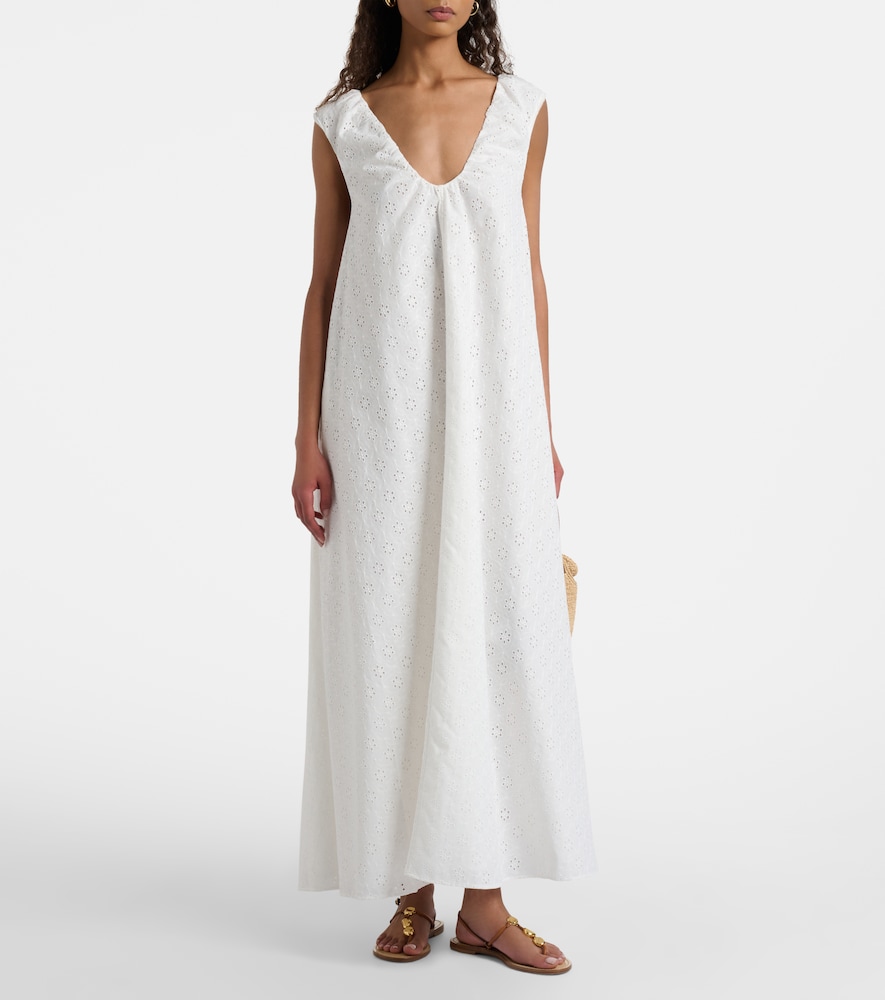 Faithfull Juana broiderie anglaise maxi dress