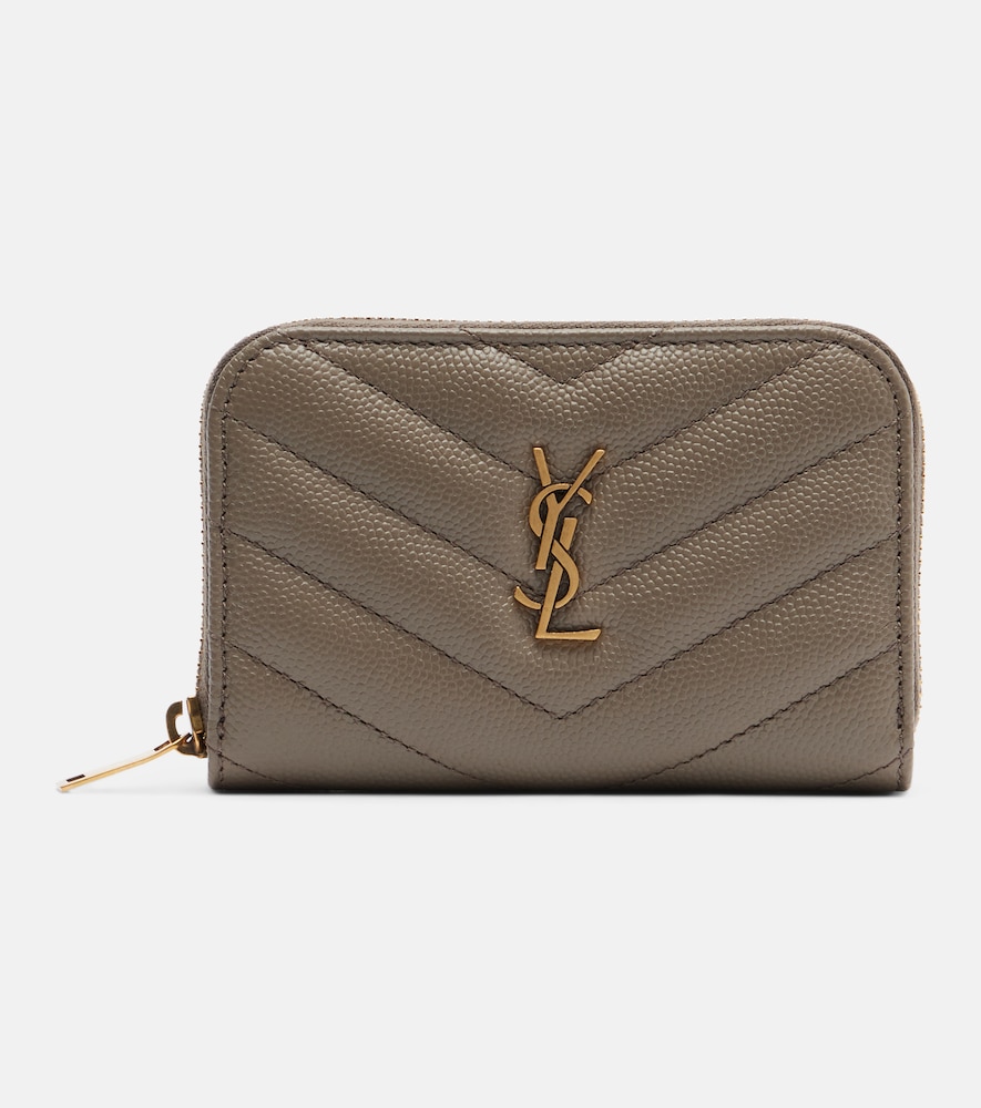 Saint Laurent Cassandre quilted leather card case