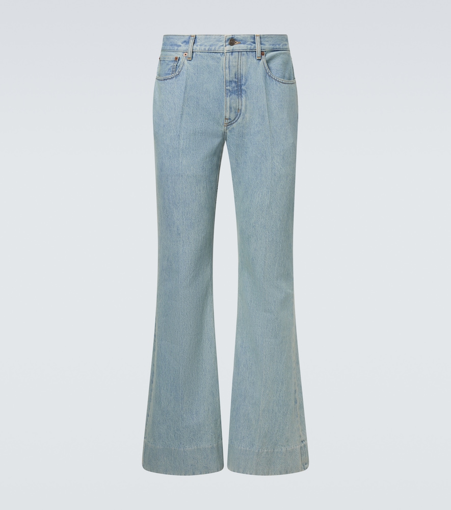 Valentino Logo flared jeans