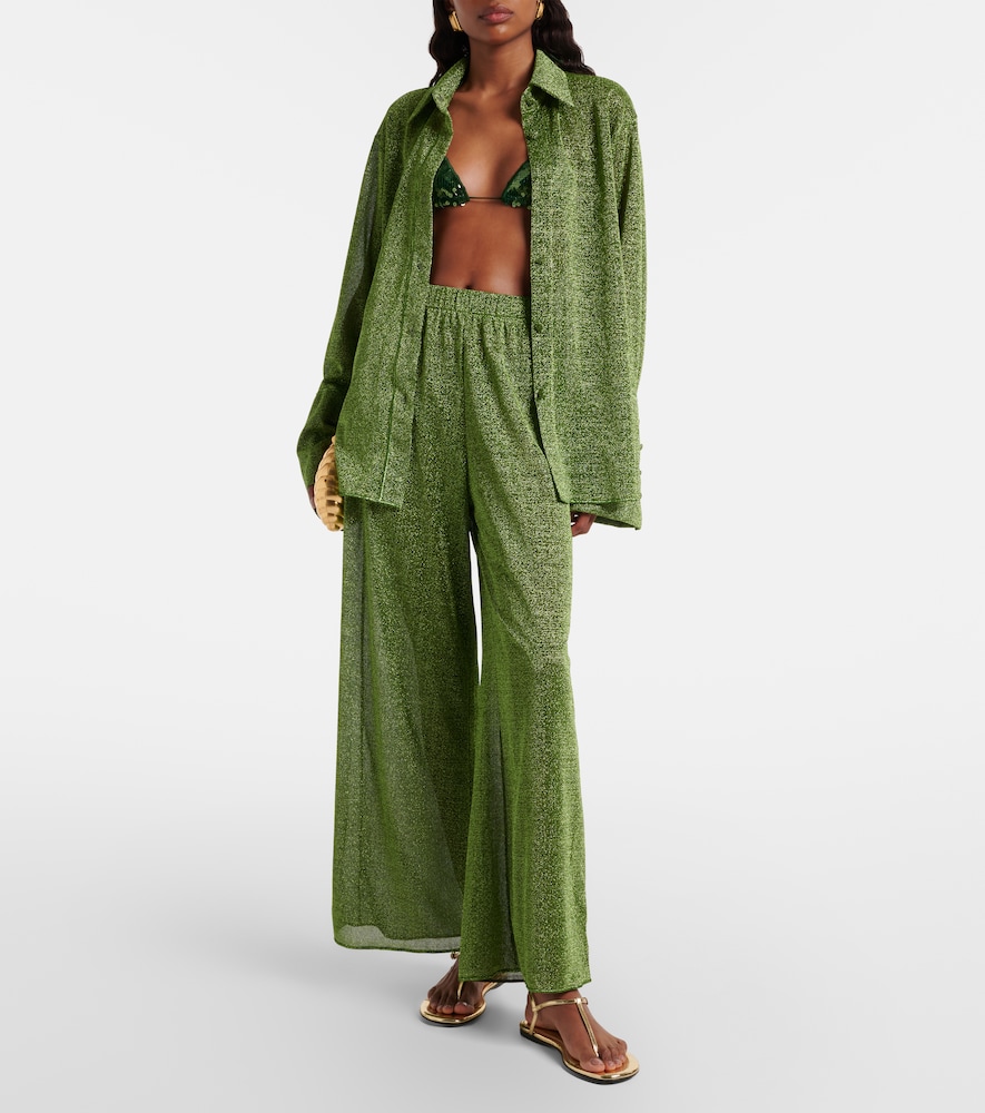  Oseree Oseree Lumiere Wide-leg Pants 