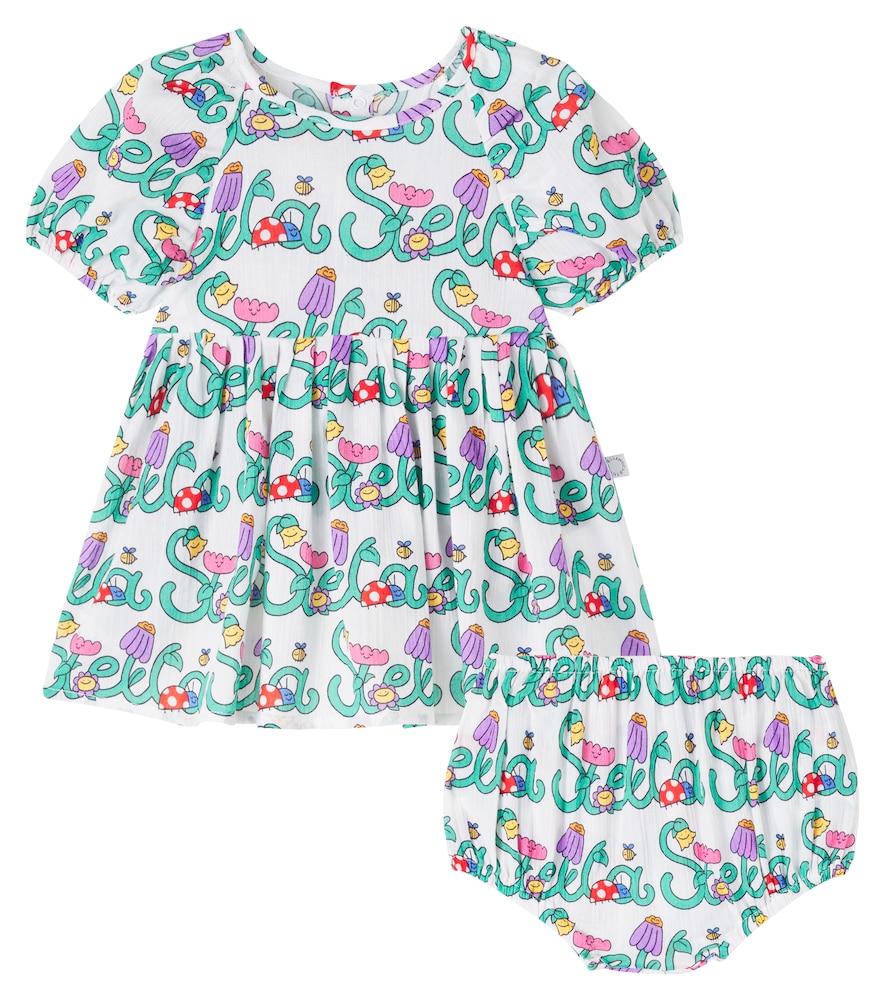 Stella McCartney Kids Baby Stella Vine dress and bloomers set　ステラ マッカートニー キッズ ベビー ステラ ヴァイン ドレスとブルマ セット Stella