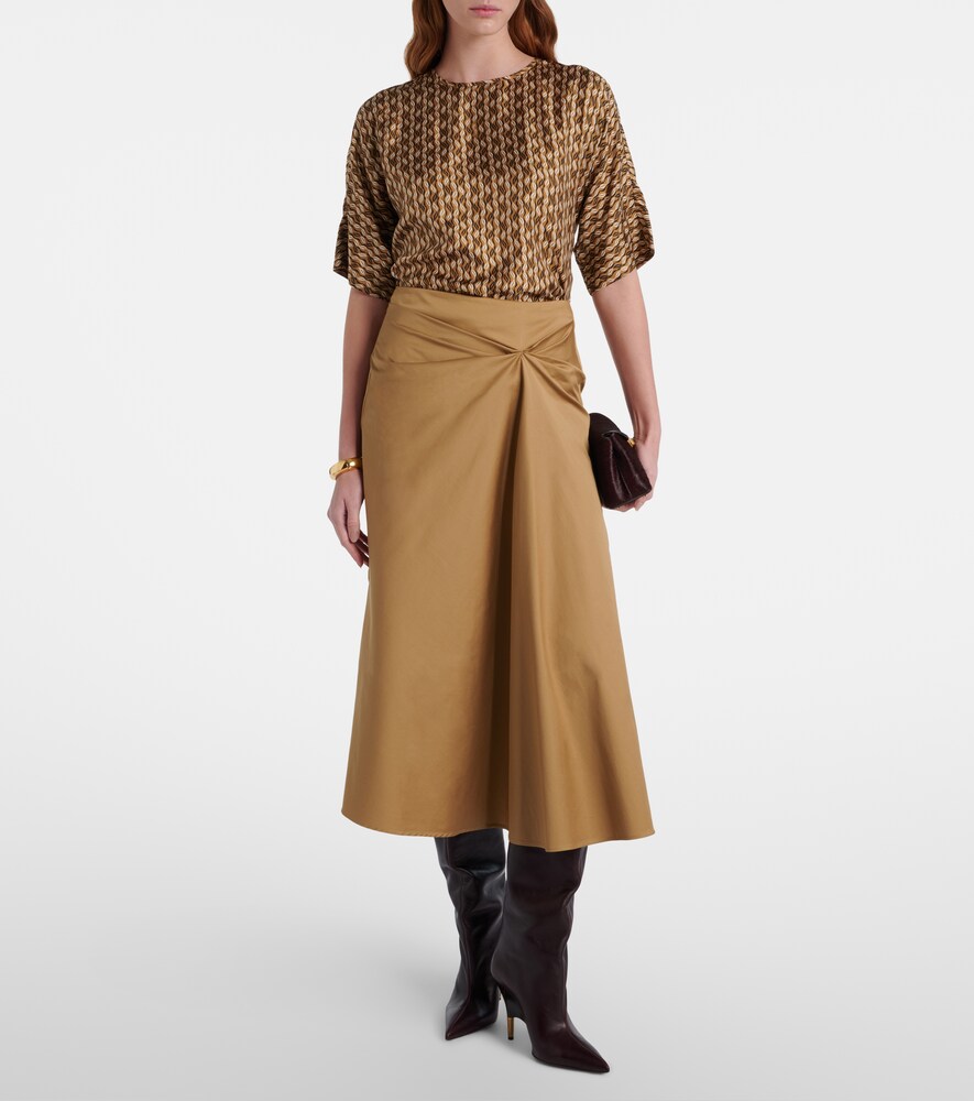  Max Mara Max Mara Midirock Paggi Aus Satin 